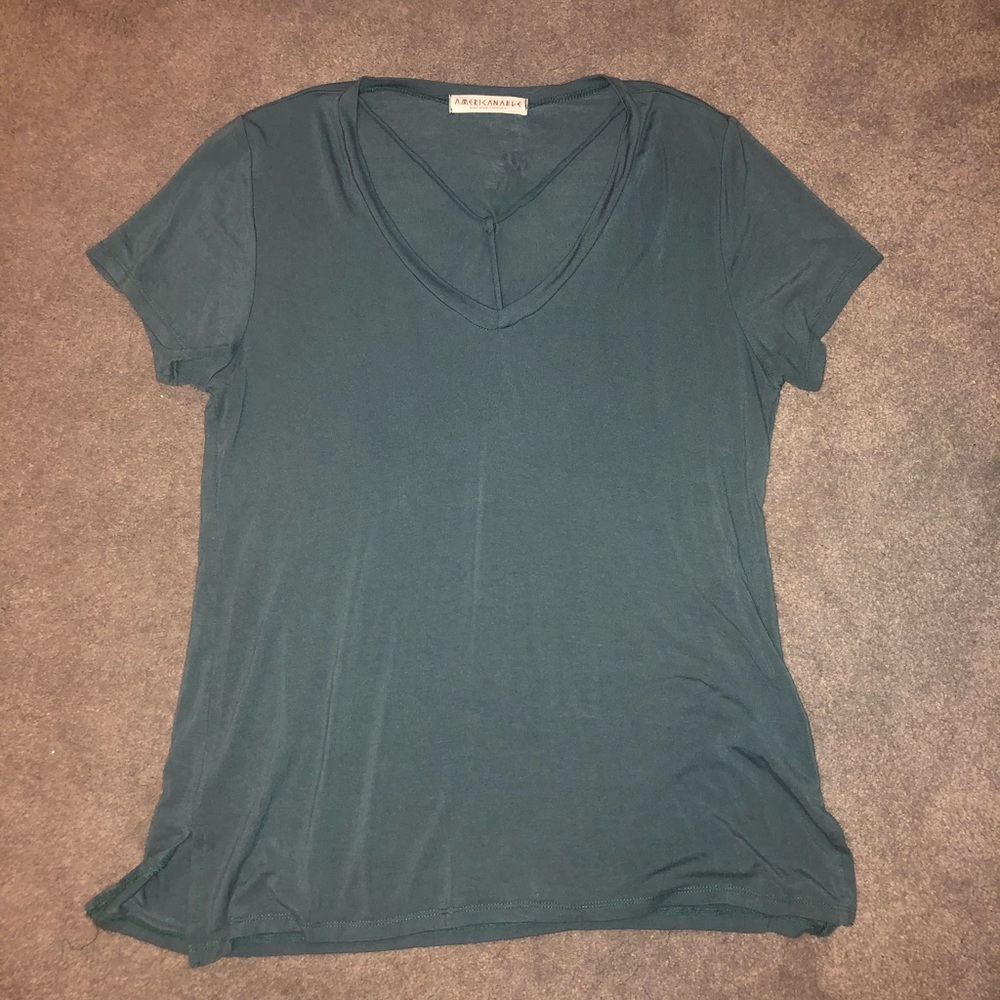 Soft flowy shirt with string detail